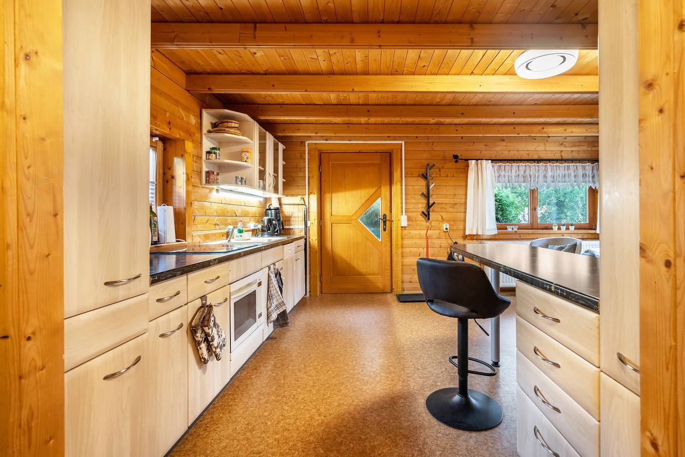 Ferienhaus 'Haus Grün' Rollstuhl geeignet in Scheibenberg, Erzgebirge