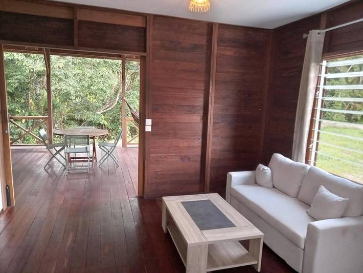 Location de vacances pour 4 personnes, avec vue ainsi que terrasse et jardin dans Guyane française - 3