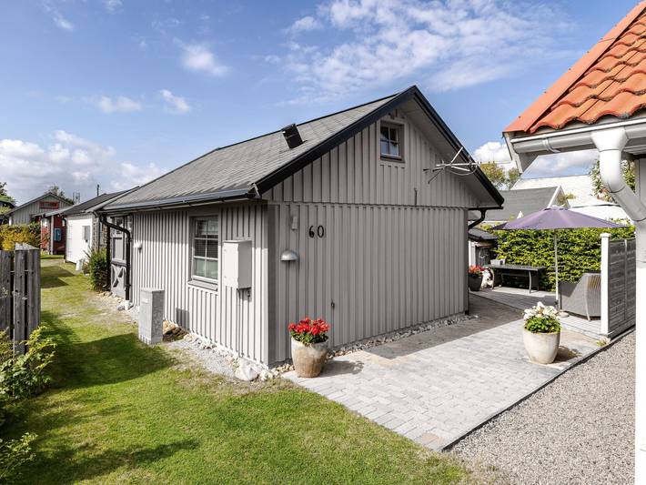 Feriehus for 4 personer, med hage i Halmstad