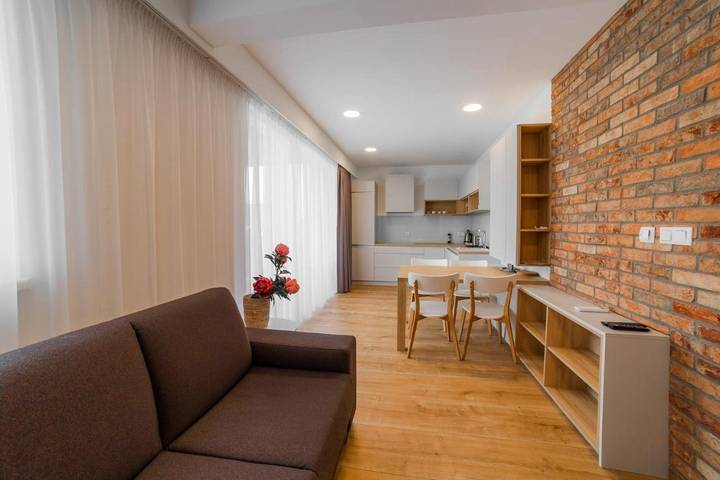 Appartement de vacances pour 4 personnes, avec balcon ainsi que sauna et vue, animaux acceptés