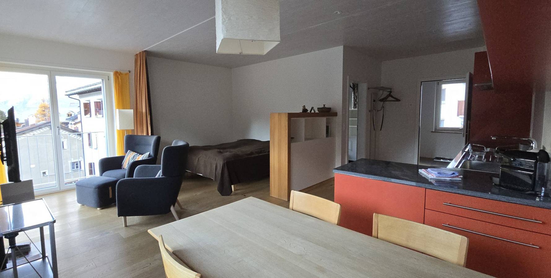 Ganze Ferienwohnung, Studio "Studio Melchior" mit Bergblick in Pontresina, Livigno Alpen