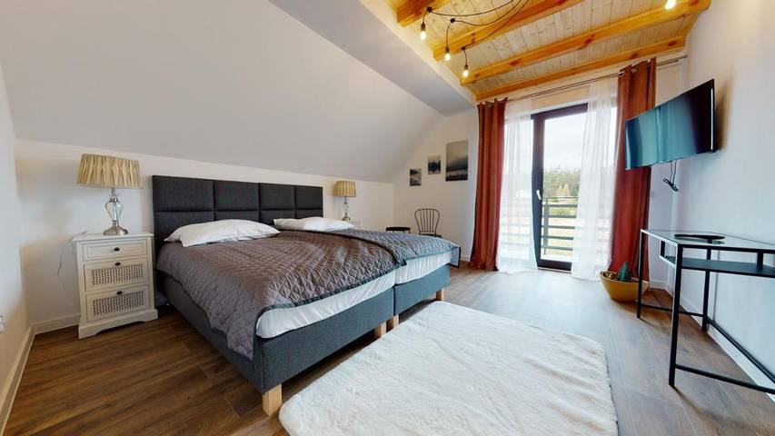 Dom gościnny dla 2 osób, z jacuzzi i balkon na Podlasie