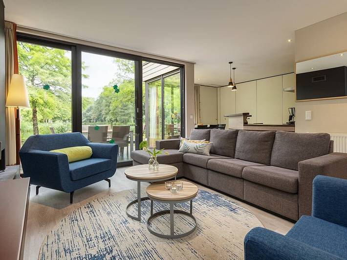 Ferienhaus für 6 Personen, mit Kinderpool und Garten sowie Sauna