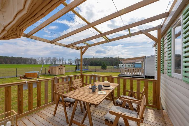 Ferienhaus für 6 Personen mit Garten in Kołczewo, Stettiner Haff