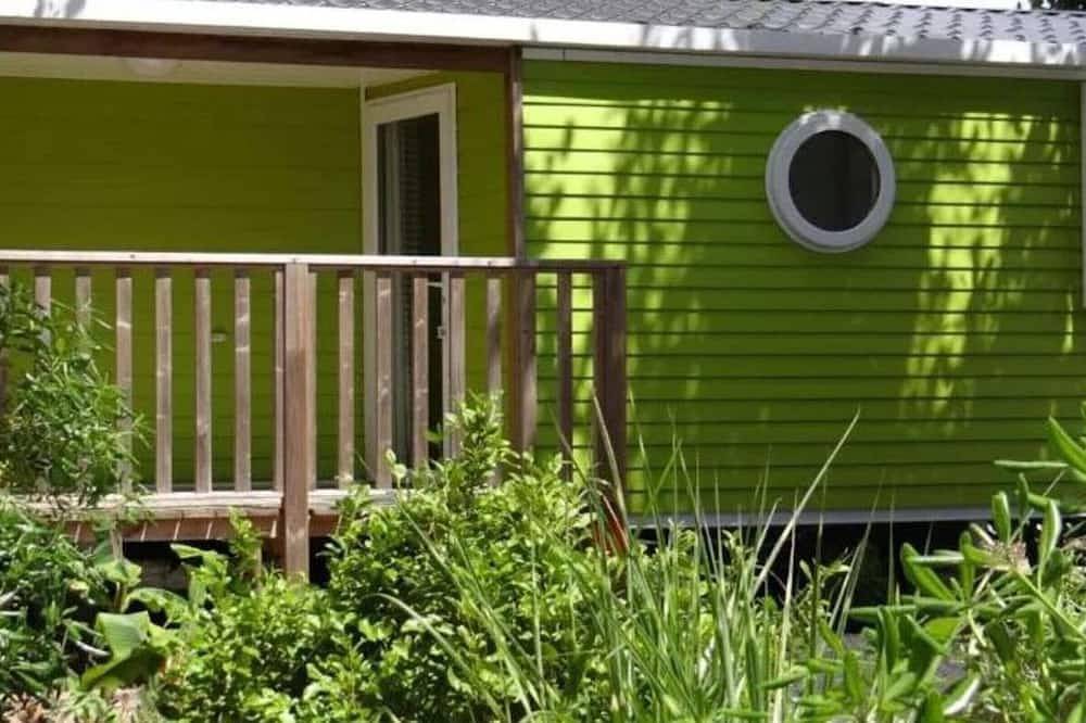 Mobilheim für 4 Pers mit Terrasse in Mialet, Cevennen