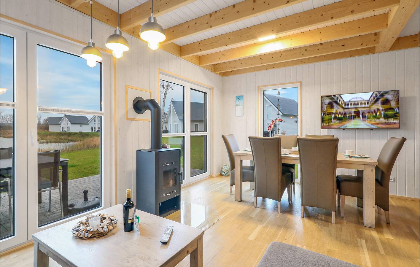 Apartment mit Meerblick, Parkplatz und Terrasse in Olpenitz, Kappeln