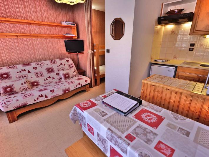 Chalet pour 4 personnes, avec balcon dans Chinaillon