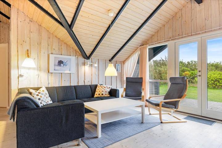 Ferienhaus mit Meerblick für 8 Personen, mit Balkon/Terrasse und Whirlpool sowie Terrasse und Sauna am Ringkøbing Fjord - 2