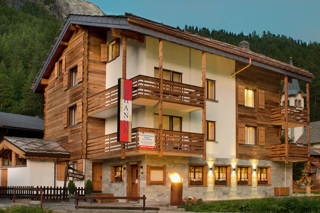 Ganze Ferienwohnung, 6-Bettwohnung Nr. 06 in Saas-Almagell, Walliser Alpen