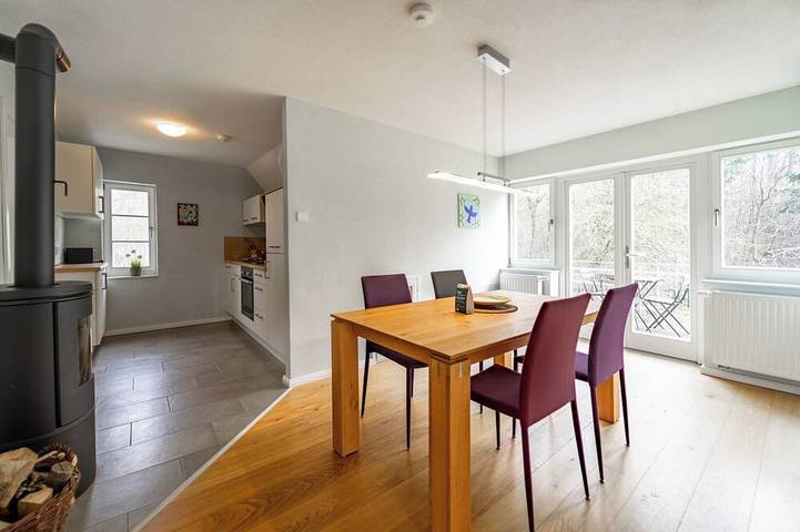 Ferienwohnung für 4 Personen, mit Garten und Balkon in Gernrode