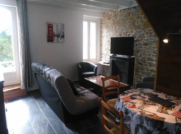 Gîte pour 5 personnes, avec Balcon à Saint-Pair-sur-Mer