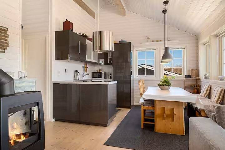 Chalet con vista sull'arcipelago di Hitra in Hitra