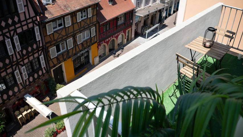 Gîte pour 6 personnes, avec vue et balcon dans Office De Tourisme De Colmar - 4