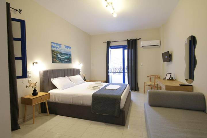 Gîte pour 2 personnes, avec Balcon ainsi que Terrasse et Jardin dans Mokhlos - 3