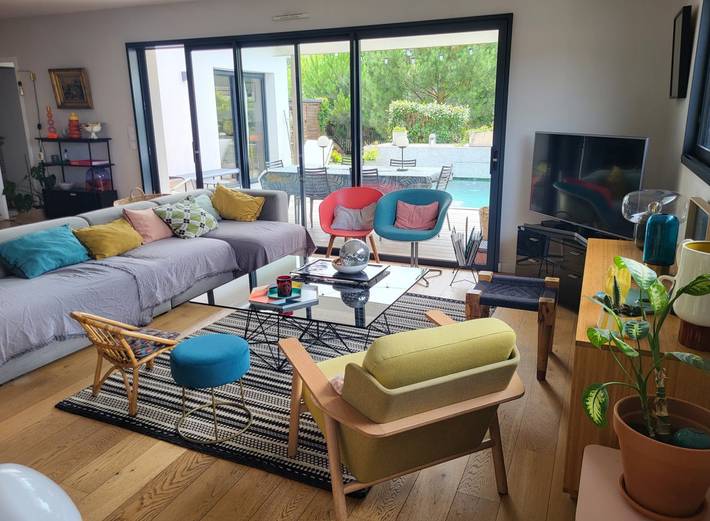 Gîte pour 6 personnes, avec jardin ainsi que terrasse et piscine à Capbreton - 4