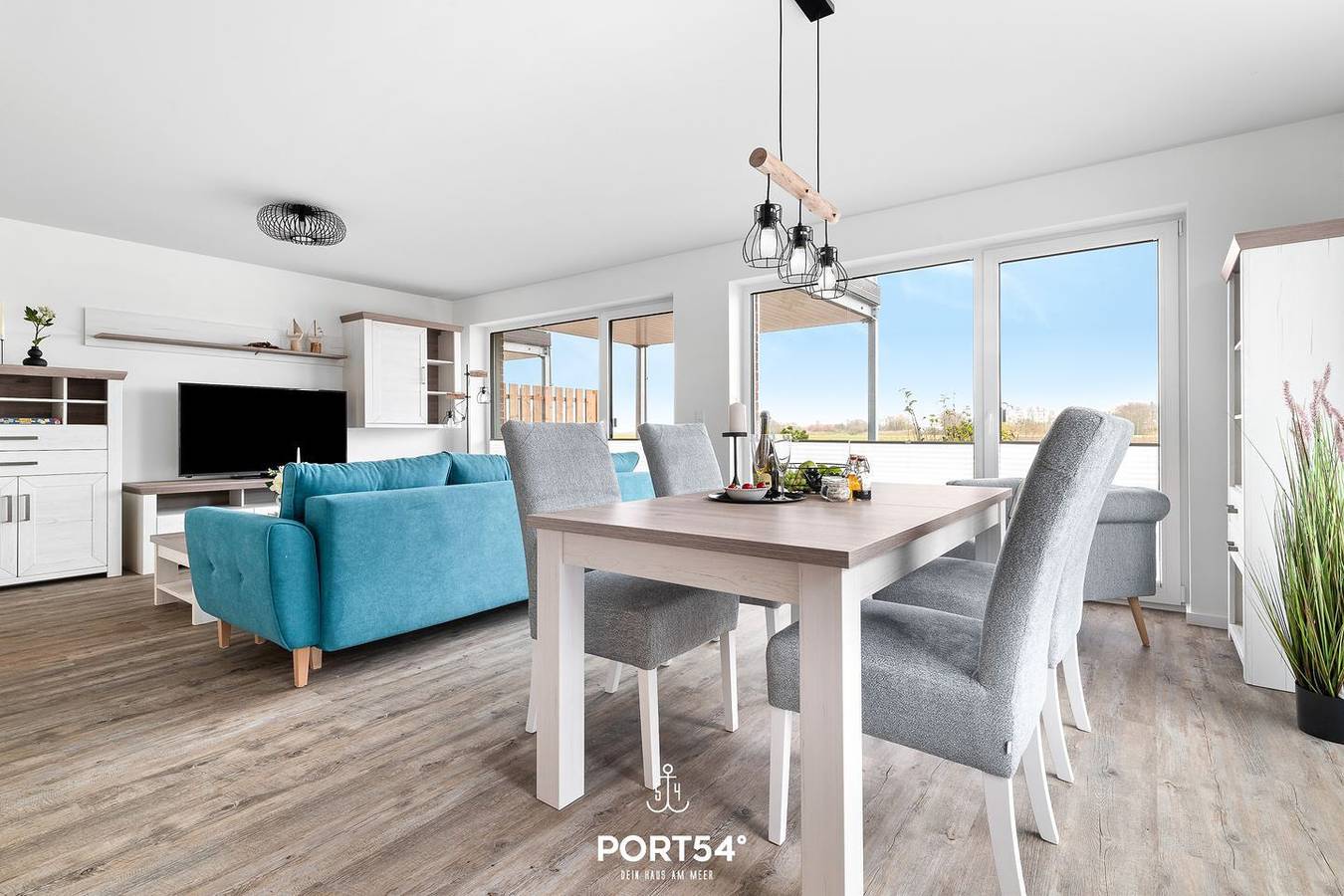 Ganze Wohnung, Küste 1 - Terrasse mit Feldblick, Erdgeschoss, Duschbad in Westerdeichstrich, Nordseeküste