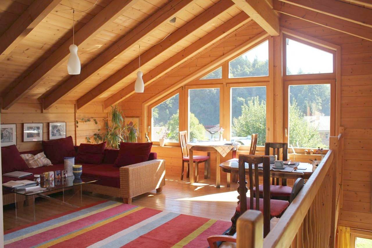 Gästezimmer im Holzhaus im Grünem in Passau, Passauer Land