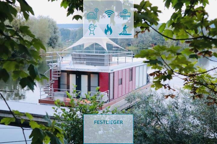 Ferienhaus für 5 Personen, mit Terrasse und Seeblick sowie Ausblick