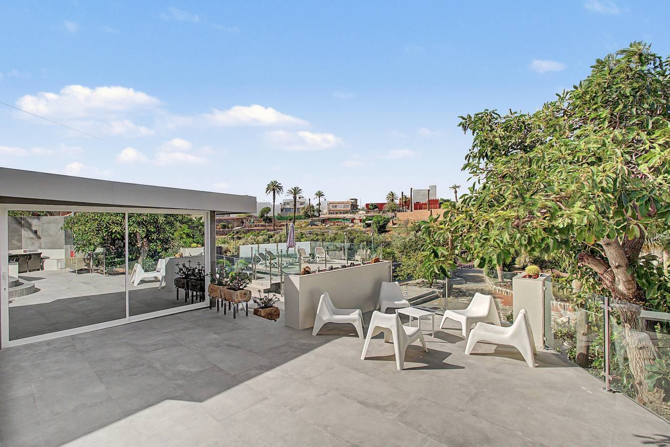 Ferienvilla 'Parralito Garden Oasis' mit Bergblick, Wlan und Klimaanlage in Ingenio, Gran Canaria Osten