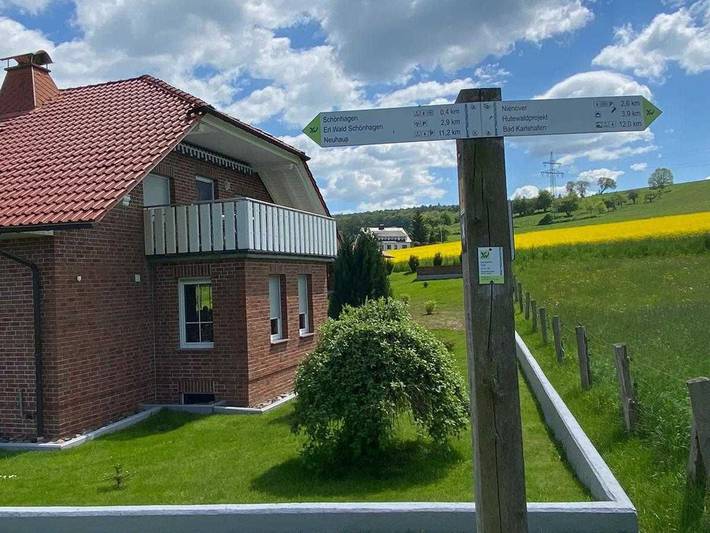 Ferienwohnung für 4 Personen, mit Balkon und Garten in Uslar - 2