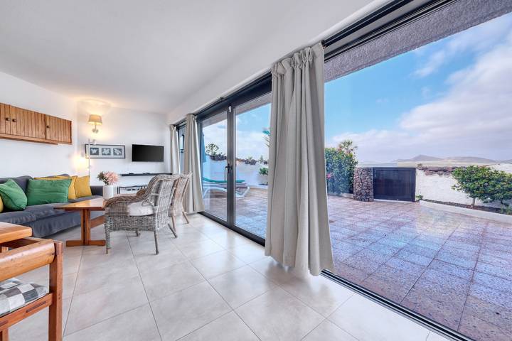 Location de vacances pour 4 personnes, avec vue sur l’océan et jardin dans Famara - 4