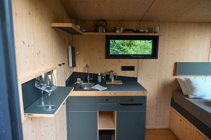 Naturnah & stilvoll - Übernachtung im Green Tiny Sleep Space im Harz in Osterode, Harzvorland