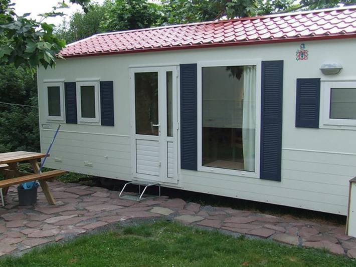 Camping Manex - Mobilheim 5 personen - Mobiles Chalet - eine Mischung aus Chalet und Mobilheim - voll ausgestattet in Mauvaisin, Lauragais
