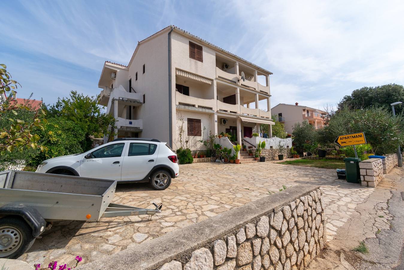 Cały apartament, Dwupokojowy apartament z tarasem i widokiem na morze Mandre, Pag A-3084-c in Mandre, Pag (Wyspa)