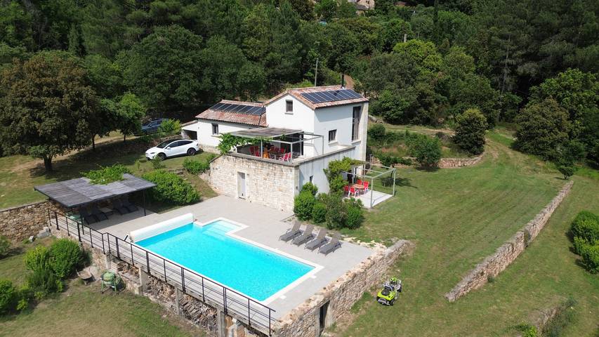 Villa pour 10 personnes, avec terrasse et jardin dans les Parc national des Cévennes - 3