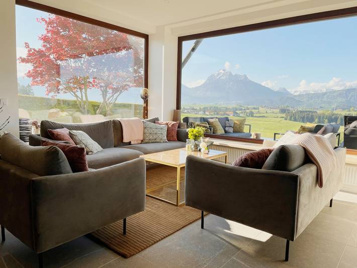 Vakantiewoning voor 6 personen, with Terras and Tuin as well as Sauna and Uitzicht in Hopfen am See