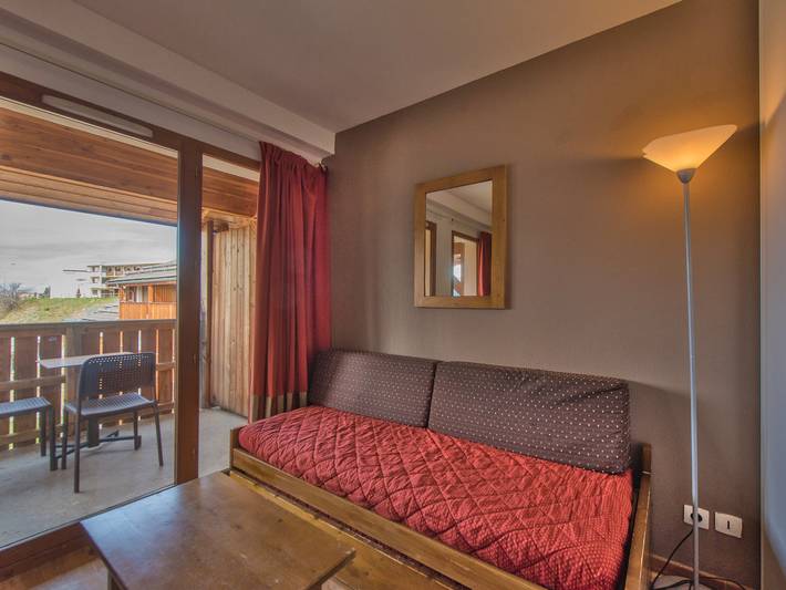 Ganzes Studio, Studio für 4 Personen mit Balkon in Orcières, Nationalpark Écrins