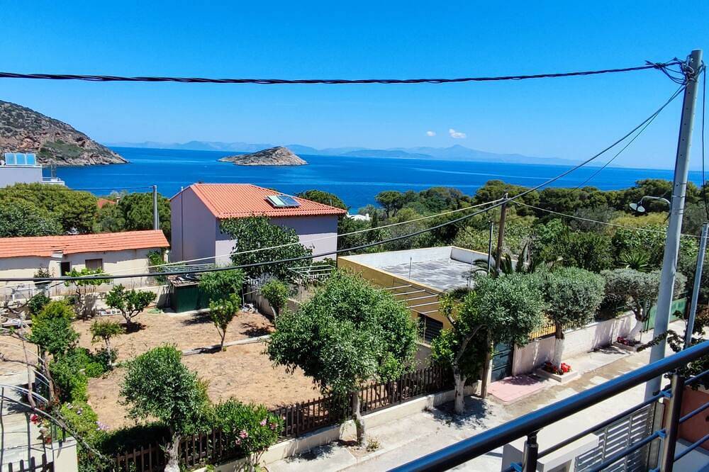 Serenity Villa -1st floor -Panoramic Seaview-Seashore 180 m away-Ama 1803. in Porto Rafti, Markopoulo-Mesogaia
