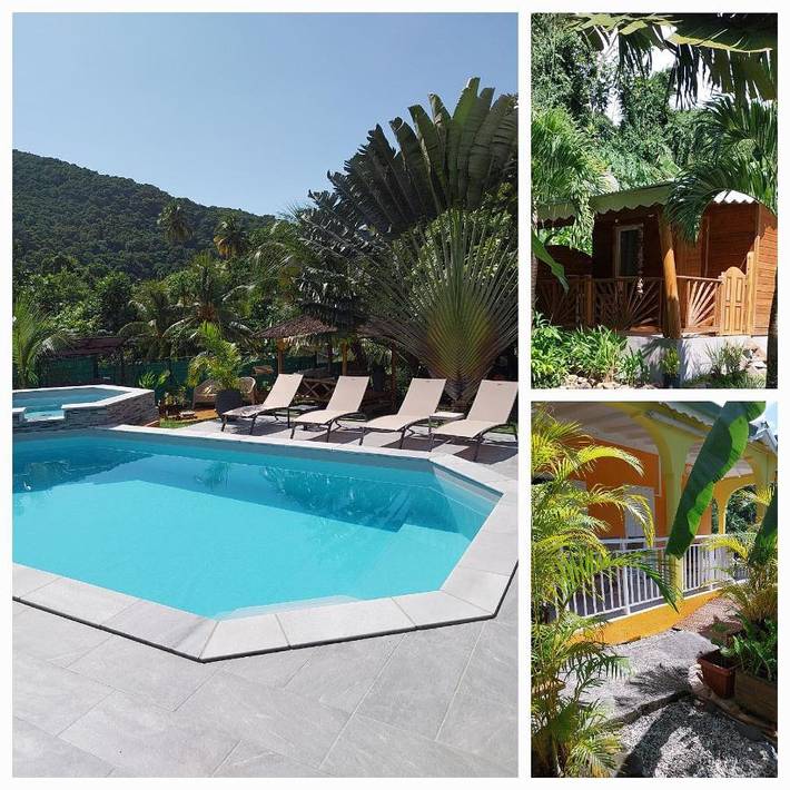 Maison de vacances pour 2 personnes, avec vue ainsi que piscine et jardin, adapté aux familles