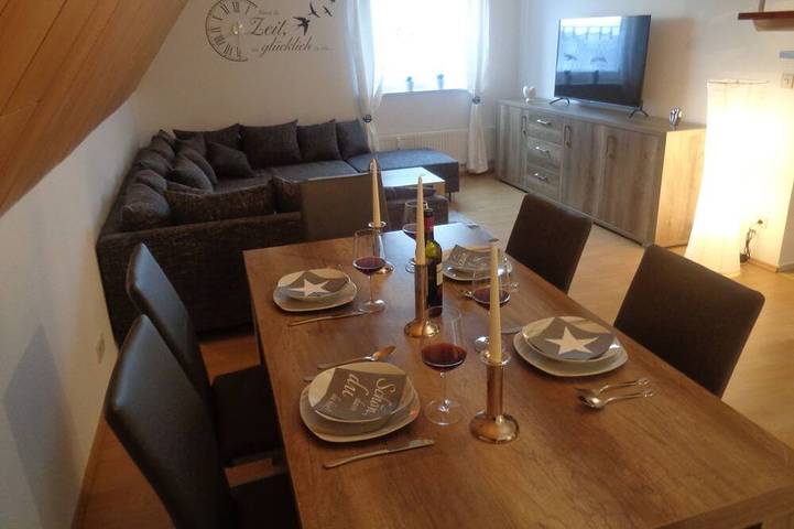 Ferienwohnung für 8 Personen, mit Garten