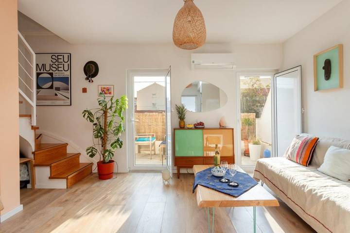 Apartamento para 2 personas, con balcón en Costa da Caparica