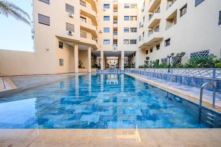 Vakantieappartement voor 4 personen, with tuin and uitzicht as well as zwembad in Marrakesh