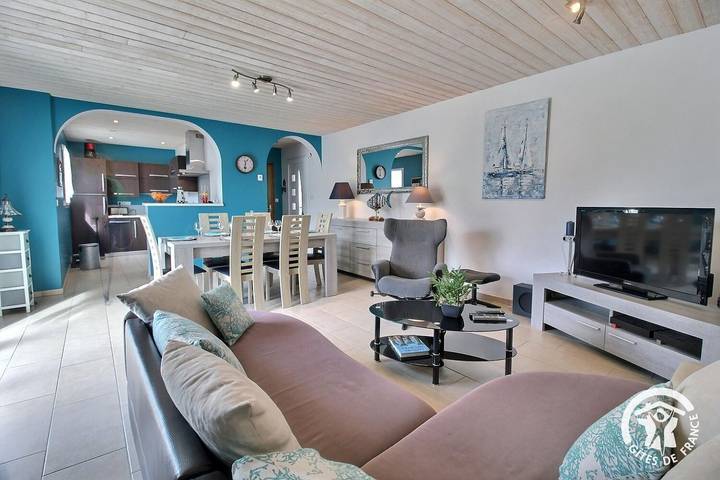 Gîte pour 6 personnes, avec jardin, animaux acceptés dans Port Blanc (Penvénan) - 3
