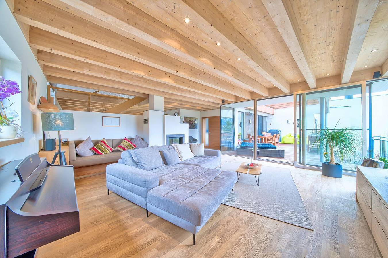 Exklusives 200 m² Ferienhaus mit Schwimmteich und überdachter Panoramaterrasse in Saalfelden am Steinernen Meer, Steinernes Meer