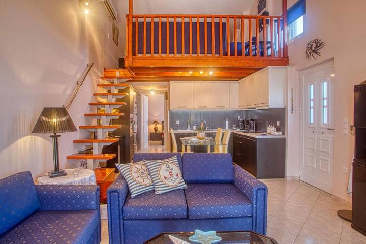 Appartement de vacances pour 6 personnes, avec Balcon ainsi que Terrasse et Vue