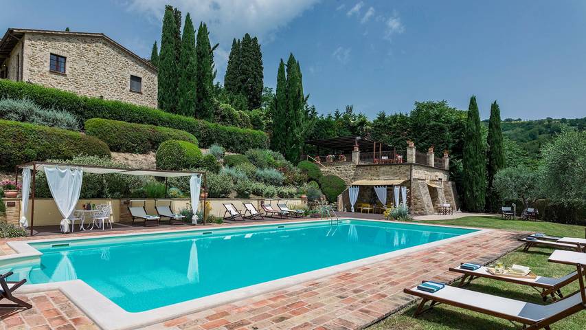 Villa per 16 persone, con Giardino ad Assisi