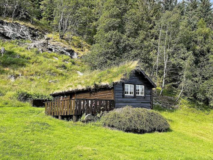 Ferienhaus für 4 Personen, mit Terrasse und Garten sowie Pool in Norwegen
