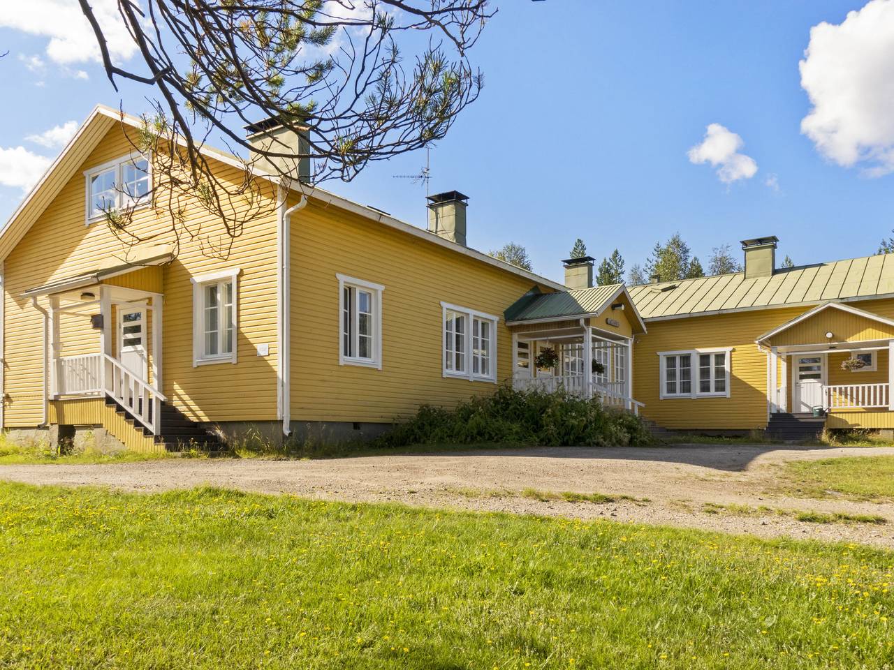 Kinttaanpirtti in Paloperä, Lappland
