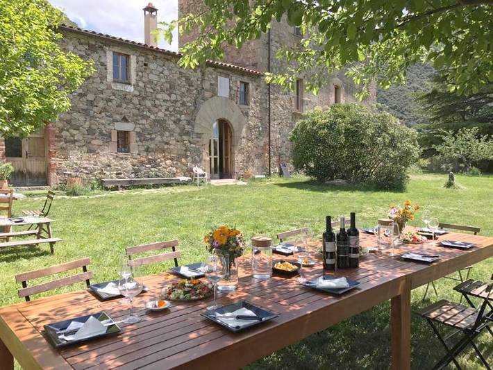 Casa rural para 22 personas, con jardín y vistas, Se admiten mascotas en Parque natural del Montseny - 3