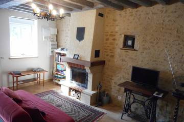 Gîte pour 6 personnes, avec jardin ainsi que piscine et terrasse dans Bures