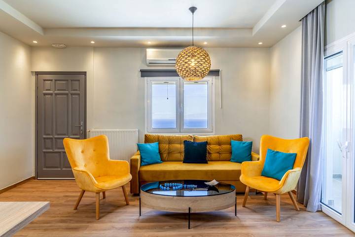 Location de vacances pour 6 personnes, avec balcon et vue sur l’océan à Oia - 3