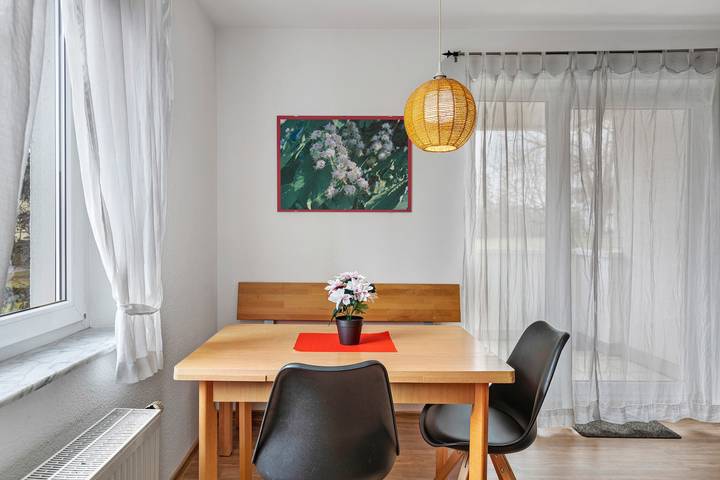 Geheel appartement, Appartement 47 met Dreiweltencard en balkon – slechts 2 minuten lopen van Solemar in Bad Dürrheim, Central Black Forest