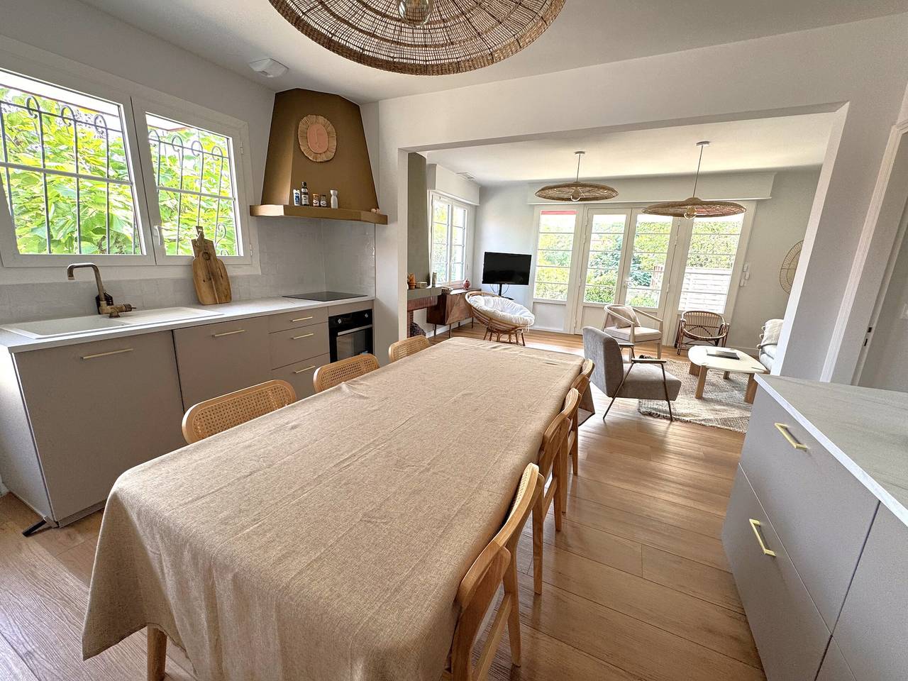 Casa Basco-Landesa cerca del puerto, 8 plazas, moderna y renovada in La Teste-de-Buch, Region de Arcachon