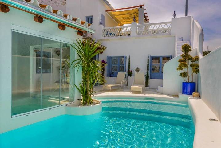 Maison de campagne pour 10 personnes, avec terrasse ainsi que jacuzzi et piscine à La Puebla de los Infantes - 4