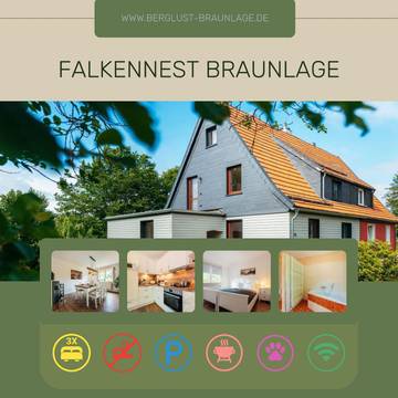 Ferienhaus für 6 Personen, mit Garten und Ausblick, mit Haustier in Braunlage