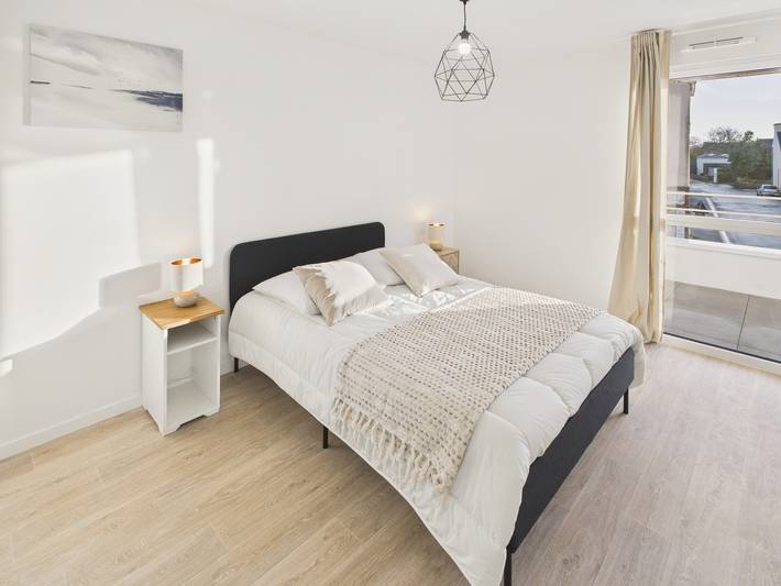 Entire apartment, Close to city center – Apartment for 2 with balcony in Pont-l'Abbé, Côte de Cornouaille